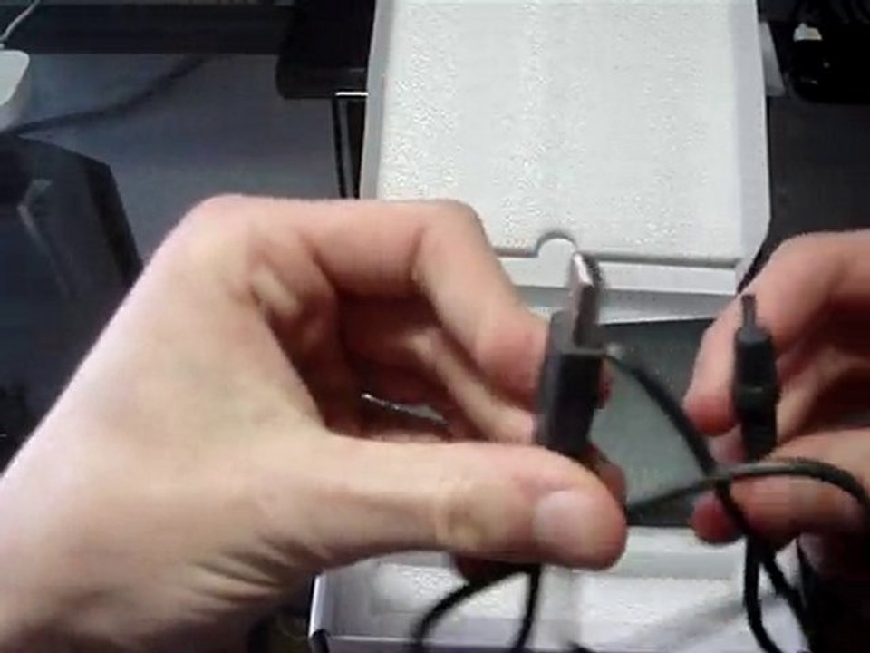 Deballage disque dur LaCie STARCK