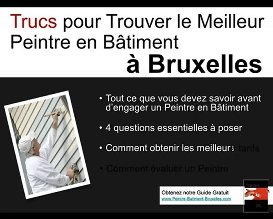 Choisir un Bon Peintre en Batiment a Bruxelles