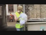 Danish hottie, Susan K stealing trash!