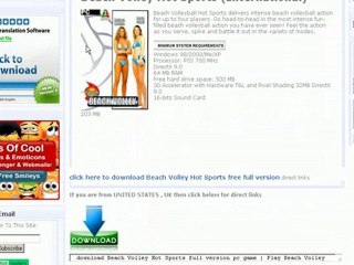 Beach Volley Hot Sports download free pc game