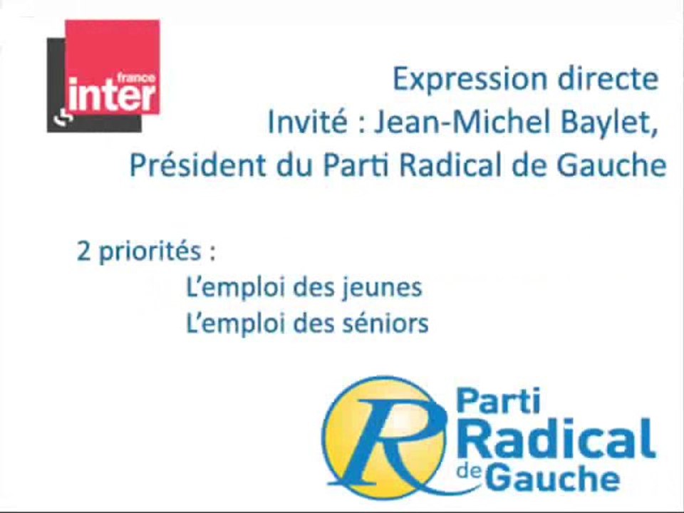 Interview de Jean-Michel Baylet Expression directe