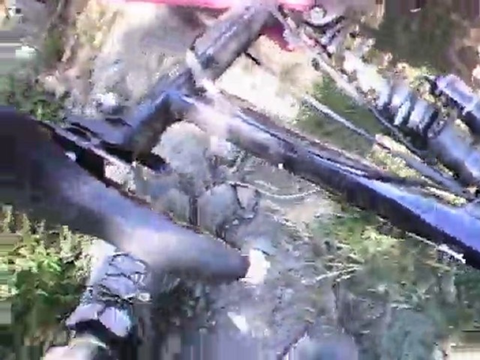 1ère sortie vtt dh en Savoie=1ère grosse chute!! :D