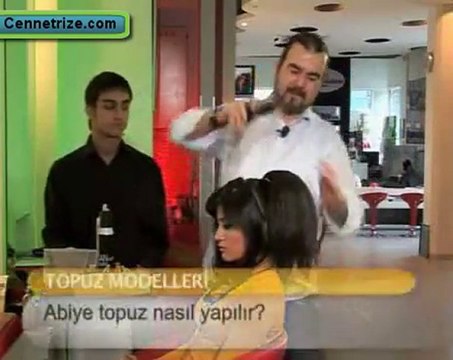 Abiye topuz nasıl yapılır