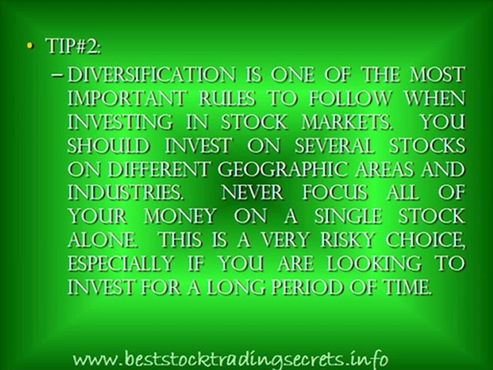 stock trading secrets