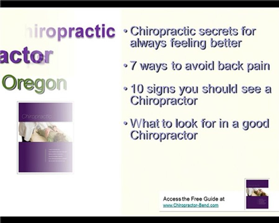 Best Chiropractor in Bend Oregon | Chiropractic Pain in Ben