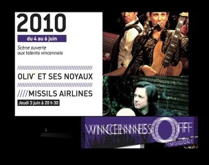 Vincennes off  du 29 au 6 juin 2010