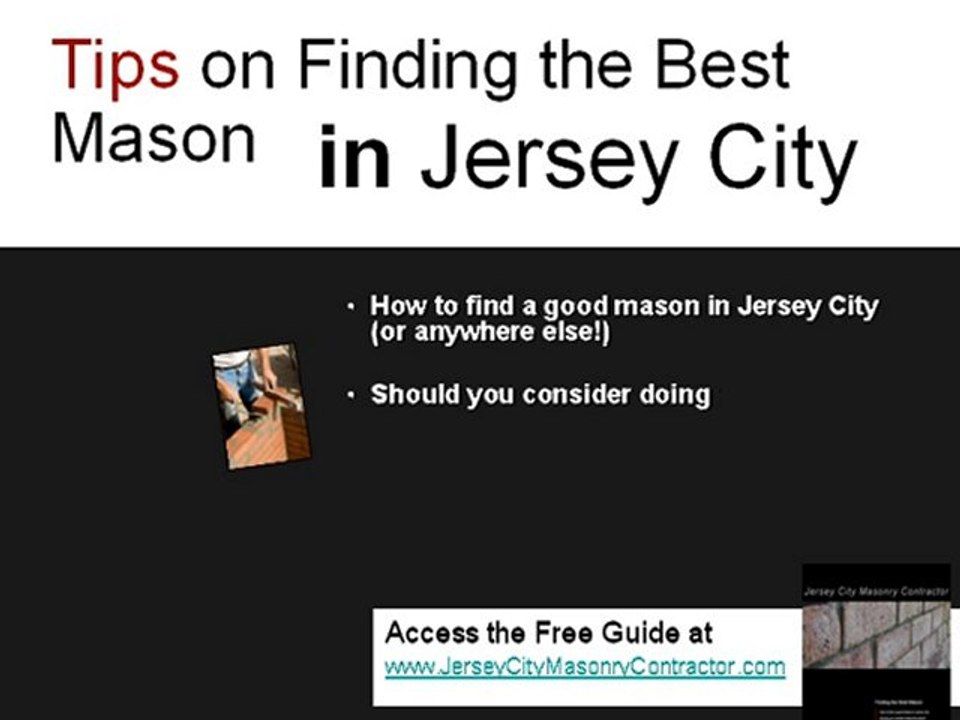 Jersey City Masonry Contractor: Find The Best Masons in NJ!