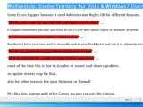 Fix Enemy Territory & PunkBuster in Windows 7 or Vista