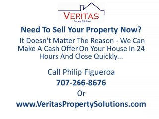 Bad Credit Mortgage - Sell Your House Fast - Napa, CA