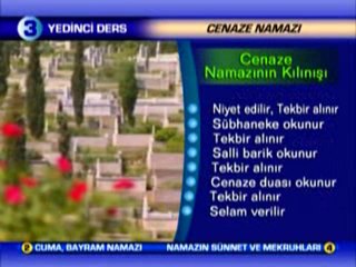 Namaz 7.Ders - Teravih Namazı - Cenaze - Cemaatle Namaz