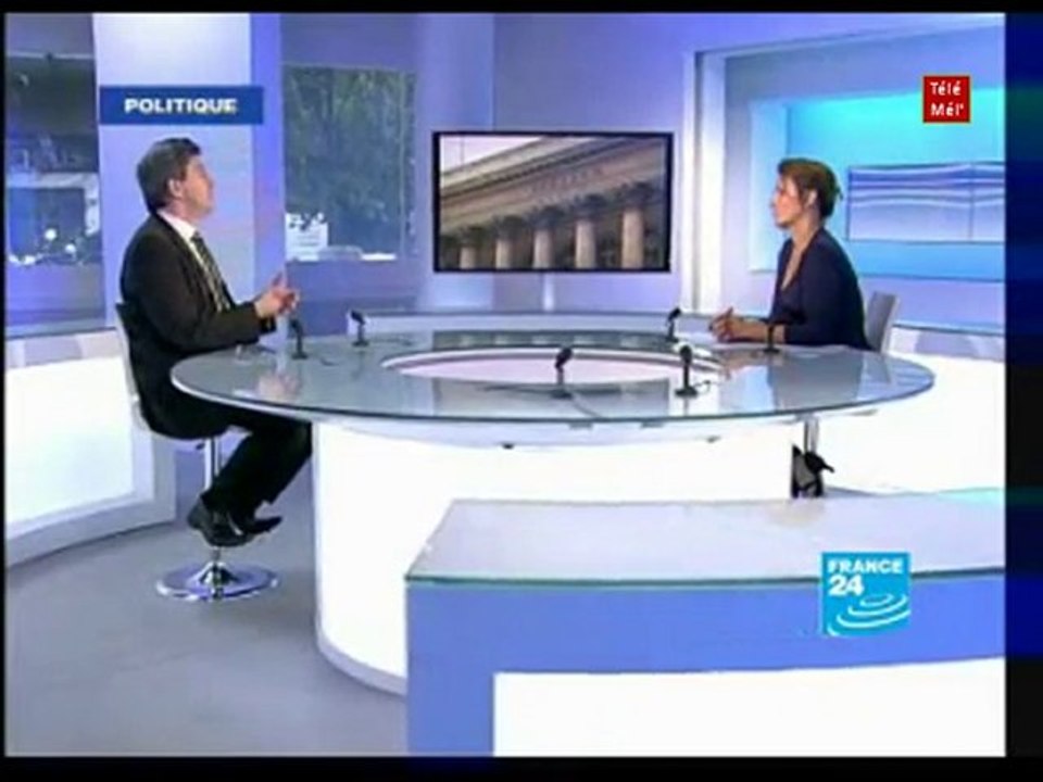 Mélenchon @ "Politique" sur France24 (2)