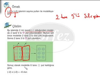 7.Sınıf Tam Sayılarla Çarpma İşlemi