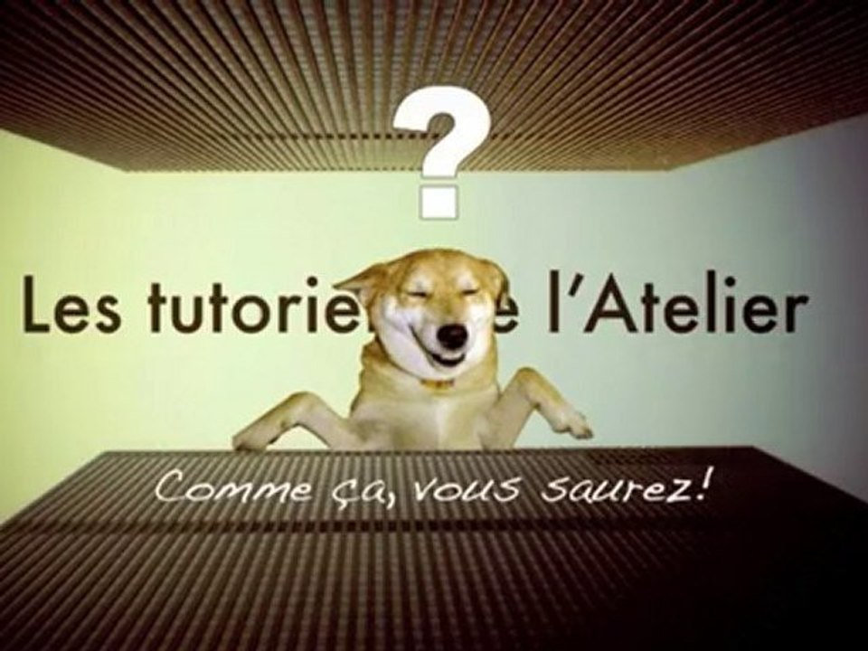 Séquence d'introduction aux tutoriels