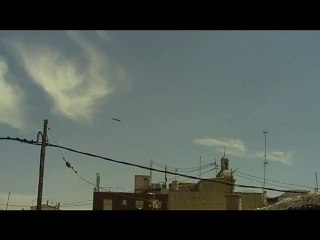 Helicóptero de la Guardia Civil sobrevolando Beniaján