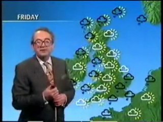 BBC Weather Forecast, Thursday August 27th 1992