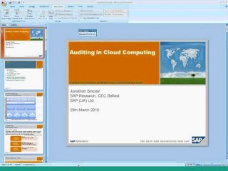 Auditing for Cloud Computing