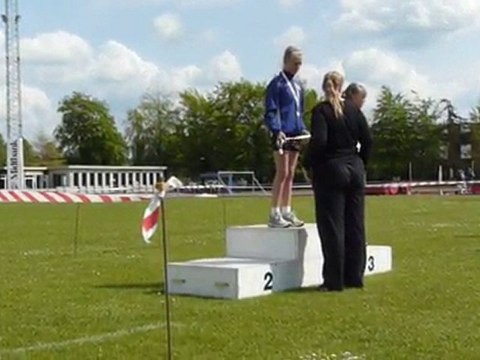 Lærke medaljeoverrækkelse - Herning Games 2010