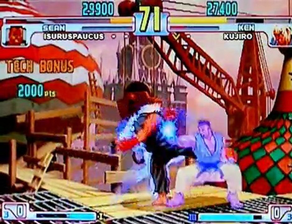 SFIII 3rd Strike - isuruspaucus [sen] vs kujiro [ken]