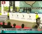 Endonezya Halk oyunları 8.Türkçe Olimpiyatları Ankara kültür