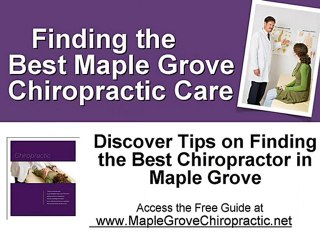 Best Maple Grove Chiropractic Care