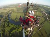 Paramotor, Vézelay, The French  Bourgogne