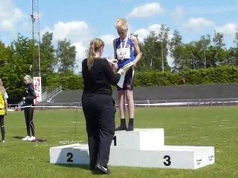 Sebastian medaljeoverrækkelse - Herning Games 2010