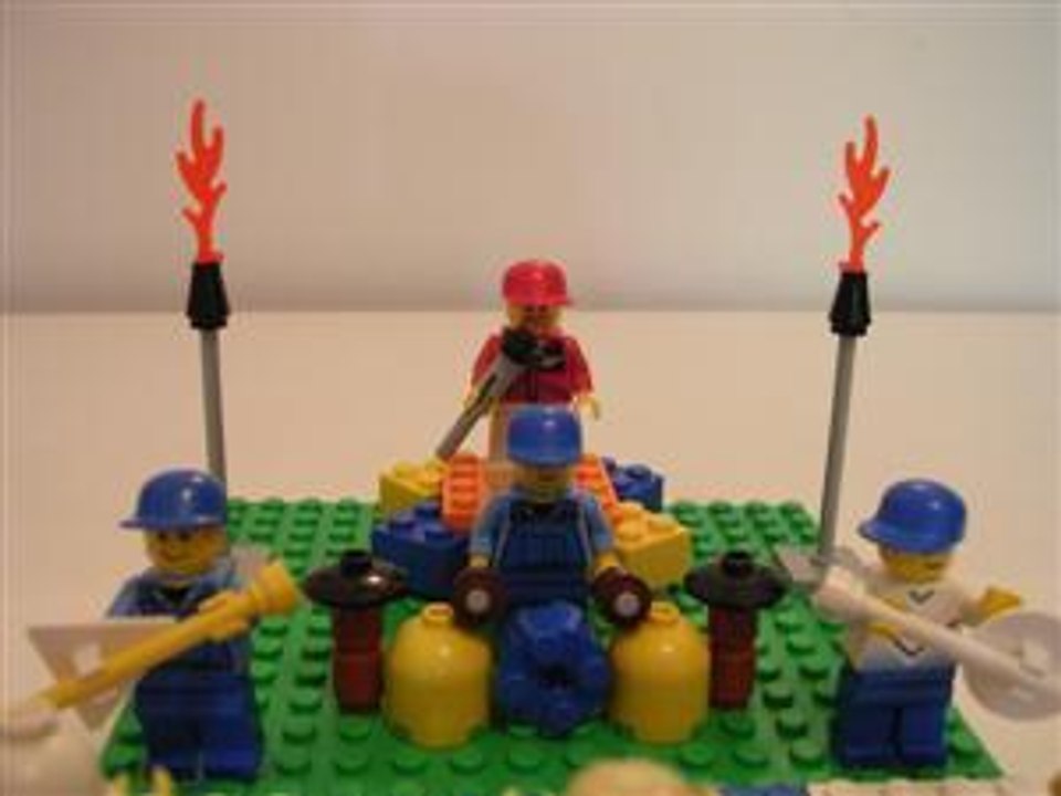 the hedley show in lego