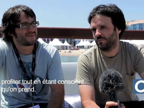 Cannes : Daniel et Diego Vega expliquent Octubre
