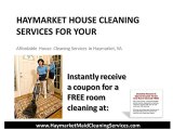 Haymarket House Cleaning Services in Haymarket VA, Gainesvi