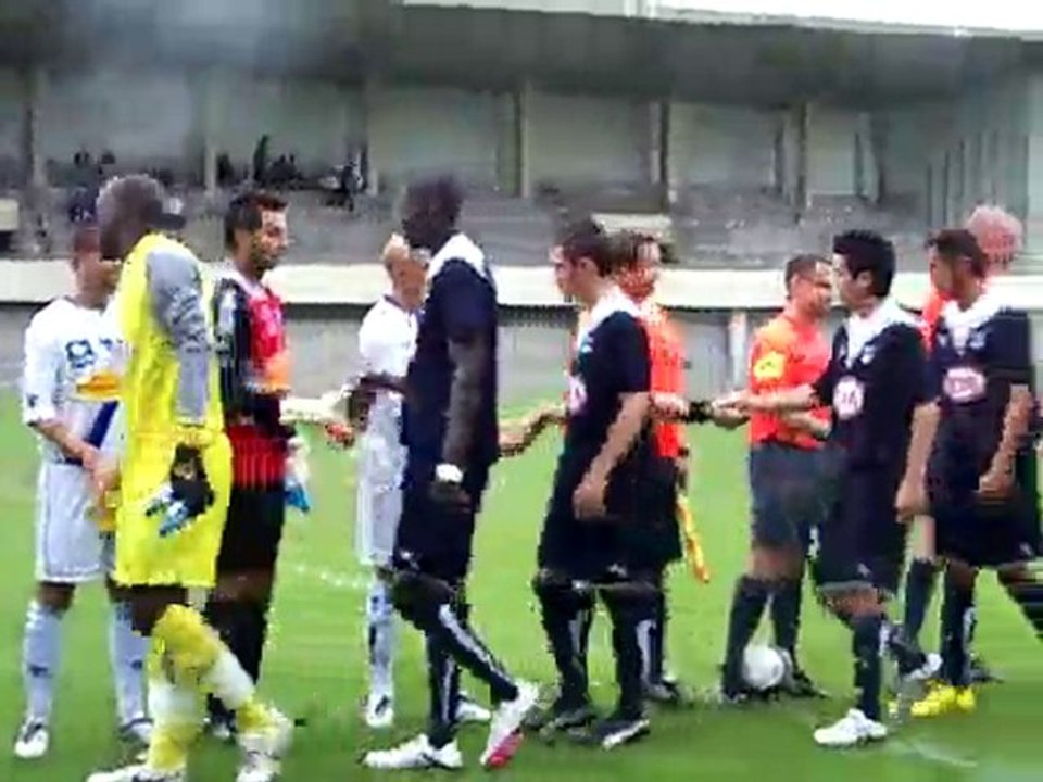 Bordeaux 2 - Niort Entrée des joueurs