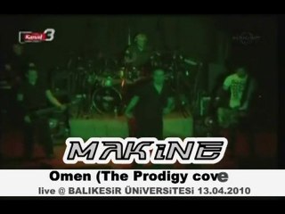 MAKiNE - Omen (The Prodigy cover) - live @ Balıkesir Üni.