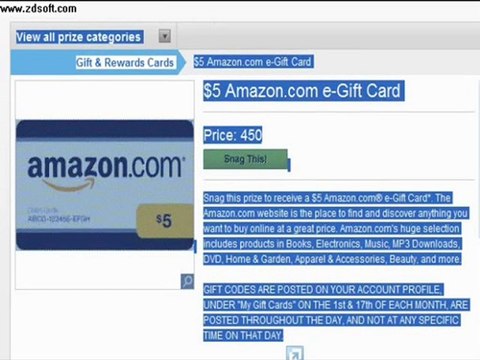 Get Free gift cards, video games, ipods etc. from Swagbucks