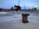 Backside 180 standing garbage