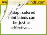 Room Darkening Mini Blinds: Create Privacy With Colored Mini
