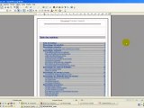 Tutoriel: créer table des matières DYNAMIQUE avec OpenOffice