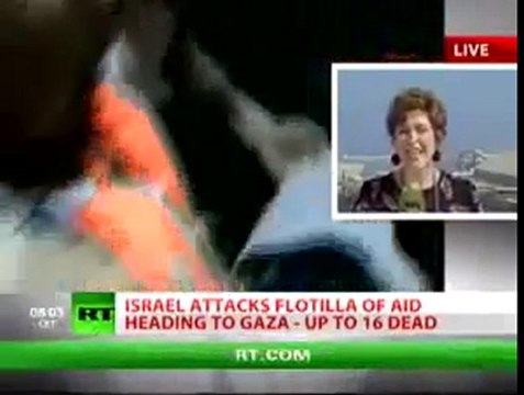 Israel attacks Gaza aid ships - civilians killed
