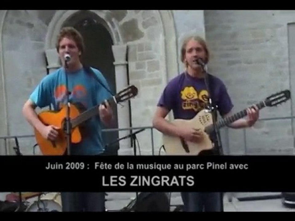 Les Zingrats live @ parc Pinel - 21 juin 2009