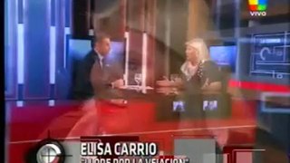 Carrió defiende a los hijos de Noble