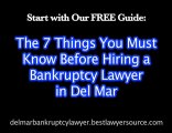 Best Del Mar CA Bankruptcy Lawyer