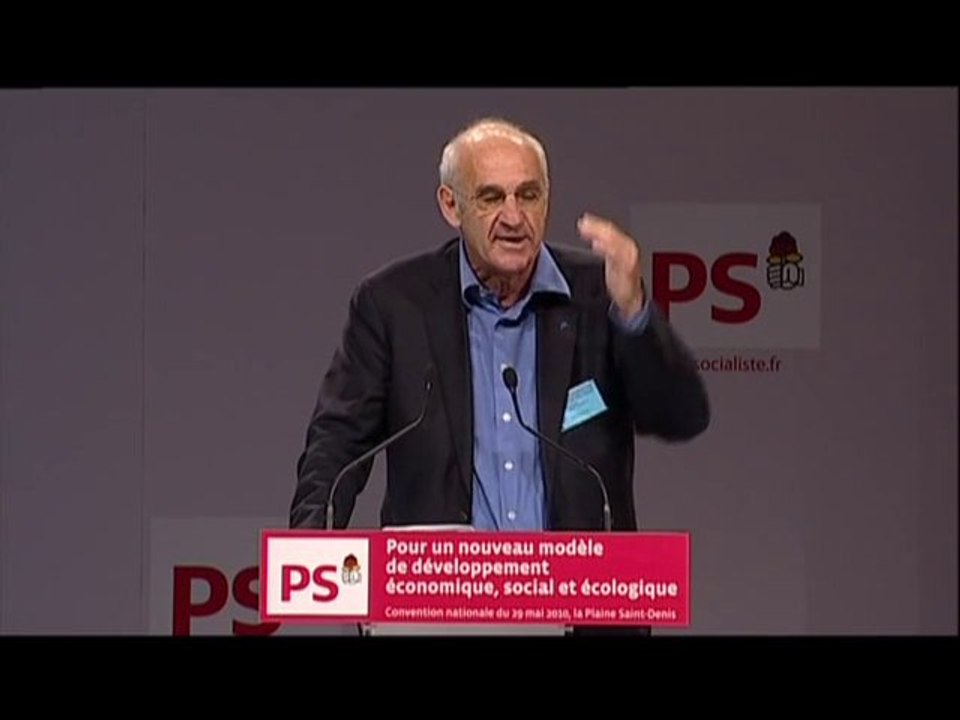 Discours d'Henri Weber à la convention nationale