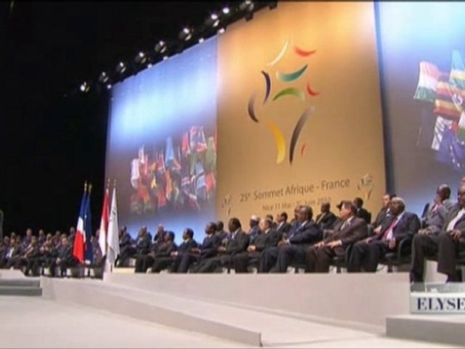 Séance d'ouverture du 25ème Sommet Afrique-France