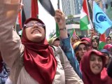 Assaut israélien: Plusieurs milliers de manifestants à Istanbul