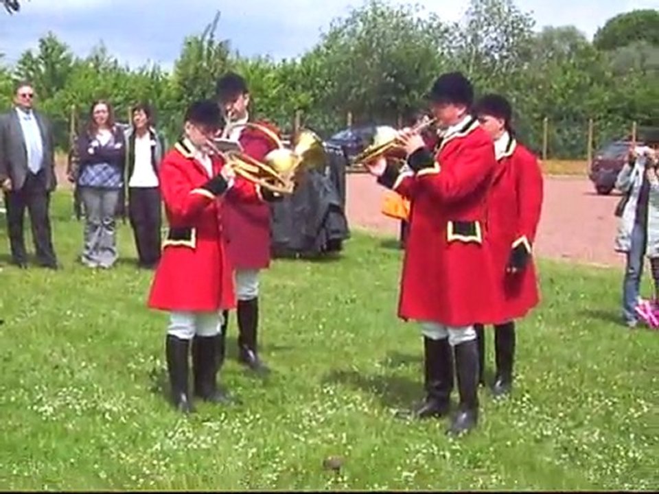 Sonneurs de cors de chasse à Beuvry