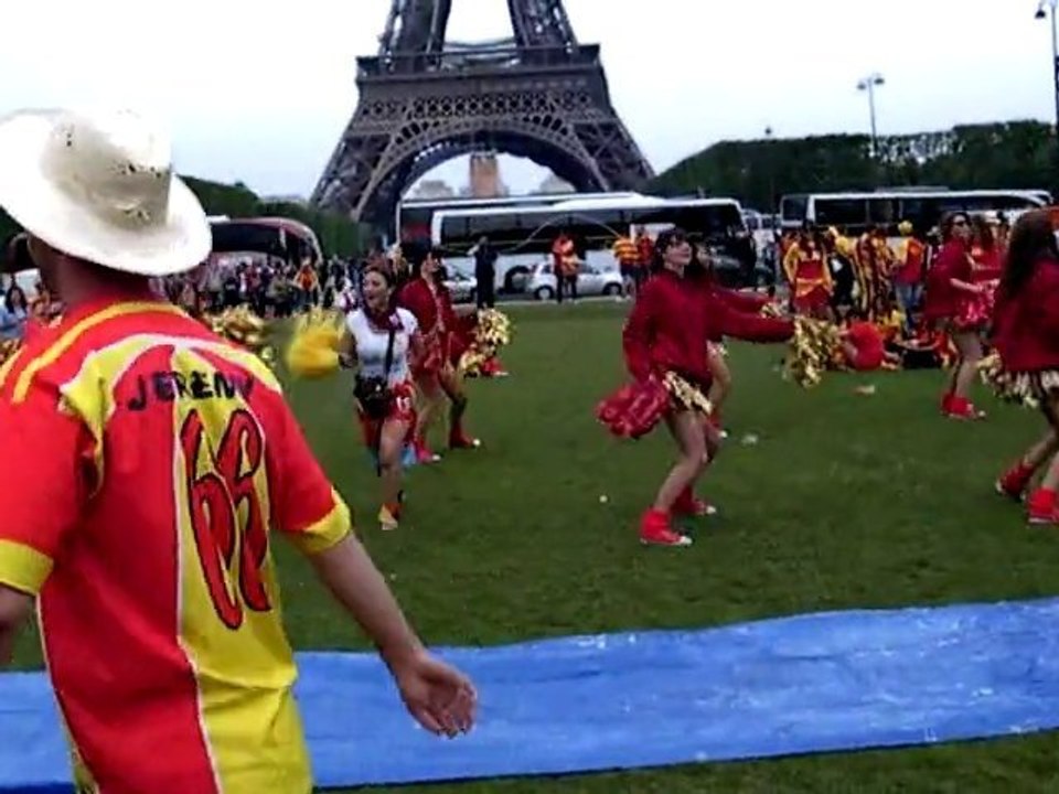 les flammes : usap vs clermont finale du top 14 2010
