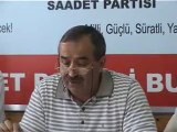 SAADET PARTİSİ BURSA IHH BASIN AÇIKLAMASI [