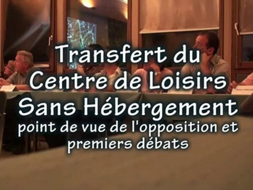 Déplacement du Centre de Loisirs 2