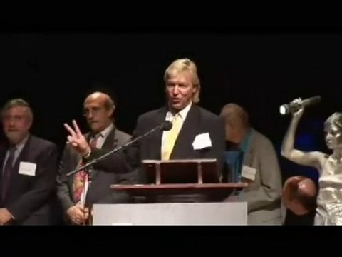 World Record Nobel Laureates Pull Sword From Sword Swallower