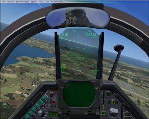 Patrouille de 2 Mirages 2000-5 à Cazaux