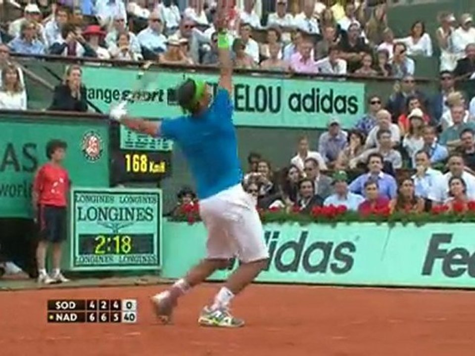 Temps forts de la finale de Roland Garros 2010