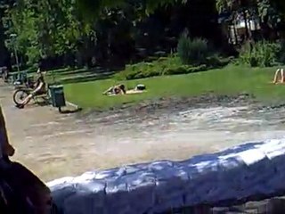 Arviz Budapesten Margit Szigeten the sand bags